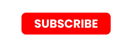 Subscribe button red color. vector illustrationのイラスト素材