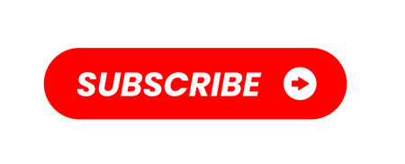 Subscribe button red color. vector illustrationのイラスト素材