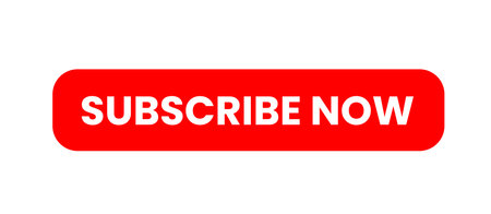 Subscribe button red color. vector illustrationのイラスト素材