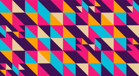 Modern And Colorful abstract  Geometric Shape Pattern Background. vector illustration.のイラスト素材