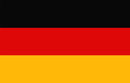 Germany national flag vector illustrationのイラスト素材