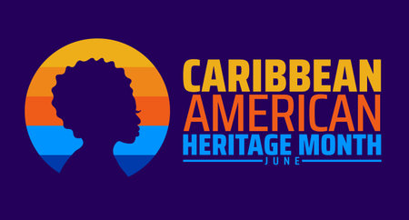 National African American Heritage Month. September 1. Holiday concept. Template for background, banner, card, poster with text inscription. Vector illustration.のイラスト素材