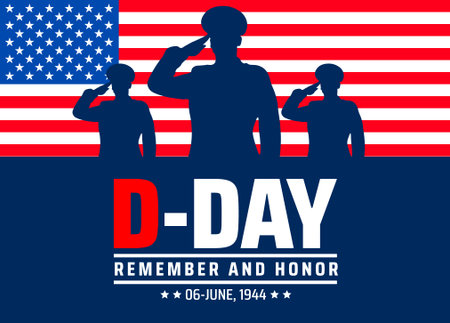 Memorial Day. Remember and honor. Vector illustration for your designのイラスト素材
