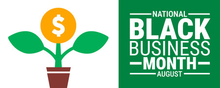 Vector illustration of Black Friday sale banner design template with dollar plant in pot.のイラスト素材