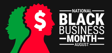 National Black Lives Matter. August 1. Holiday concept. Template for background, banner, card, poster with text inscription.のイラスト素材