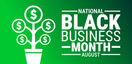 Black Business Money Tree. Vector Illustration. EPS 10 File.のイラスト素材