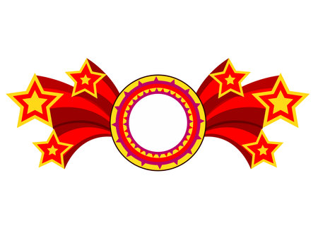 Mega sale banner template Abstractのイラスト素材