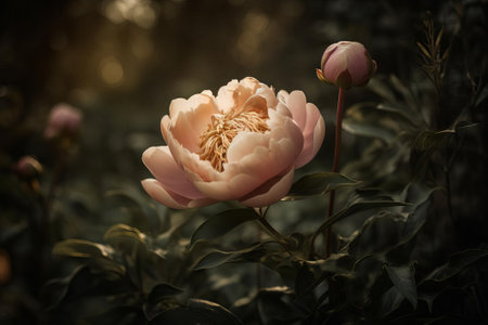 Enchanting Pink Floral Wonderland AIの素材