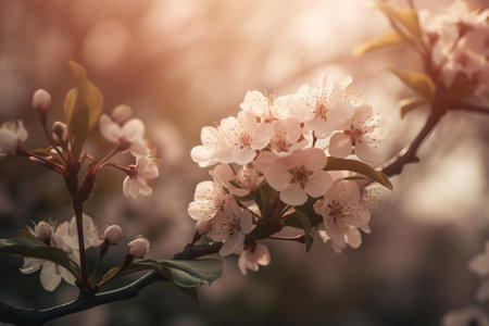 Enchanting Pink Floral Wonderland AIの素材