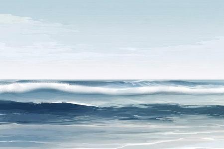 Majestic Seascape Artwork AI Generatedの素材