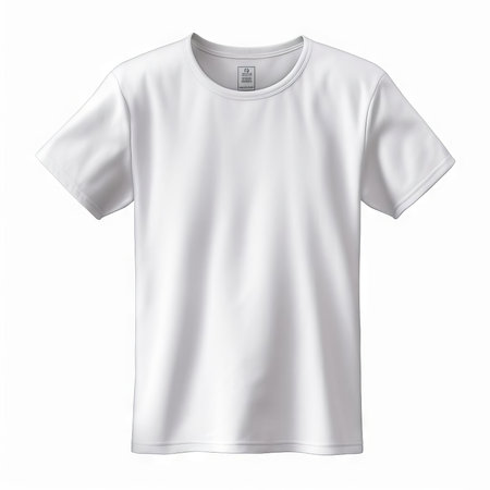 White T-Shirt Mockup Collection AI Generatedの素材