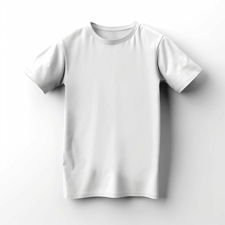 White T-Shirt Mockup Collection AI Generatedの素材