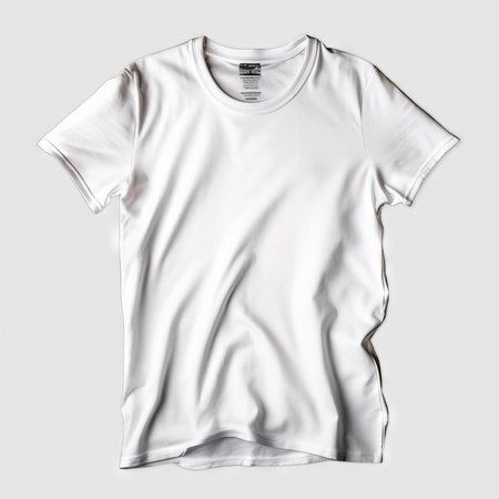 White T-Shirt Mockup Collection AI Generatedの素材