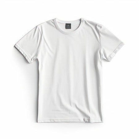White T-Shirt Mockup Collection AI Generatedの素材