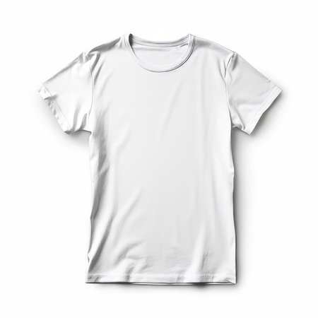 White T-Shirt Mockup Collection AI Generatedの素材