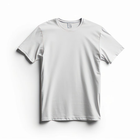 White T-Shirt Mockup Collection AI Generatedの素材