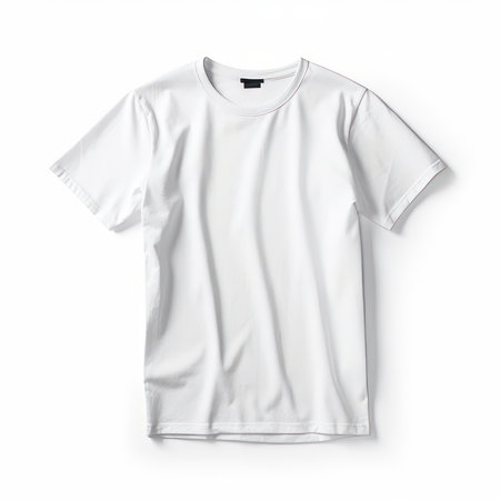 White T-Shirt Mockup Collection AI Generatedの素材