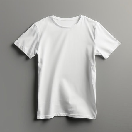 White T-Shirt Mockup Collection AI Generatedの素材