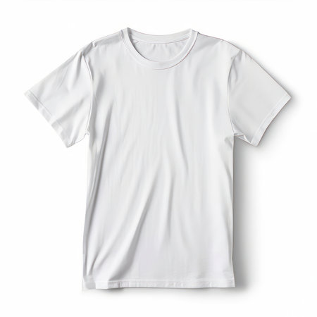 White T-Shirt Mockup Collection AI Generatedの素材