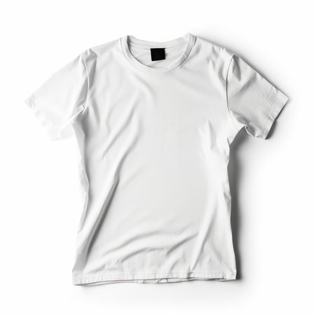 White T-Shirt Mockup Collection AI Generatedの素材