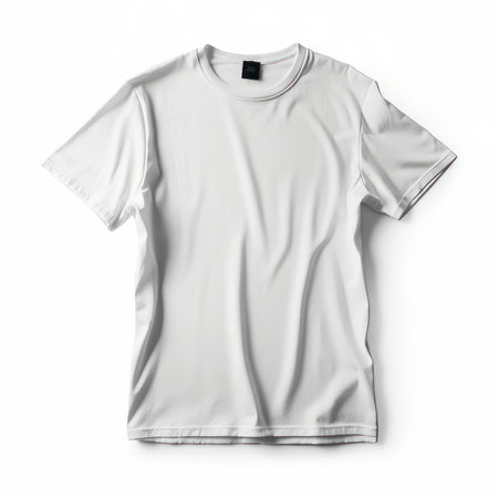 White T-Shirt Mockup Collection AI Generatedの素材