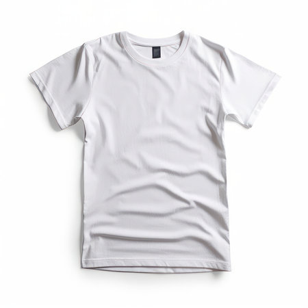 White T-Shirt Mockup Collection AI Generatedの素材