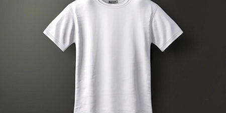 White T-Shirt Mockup Collection AI Generatedの素材