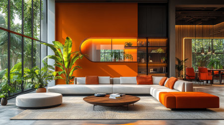 Modern Co-Working Space with Biophilic Designの素材
