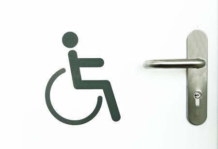 Disabled signの写真素材