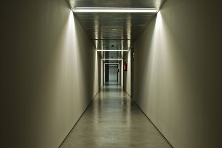 basement corridorの写真素材