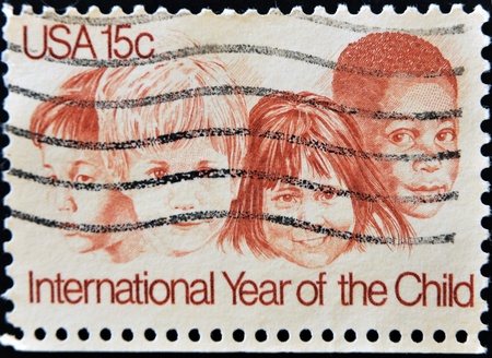 UNITED STATES OF AMERICA - CIRCA 1979: A stamp printed in USA commemorates International Year of the...