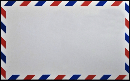 Old post envelope, background の写真素材