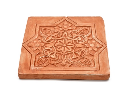 Arabic decoration, plastering Alhambra style の写真素材