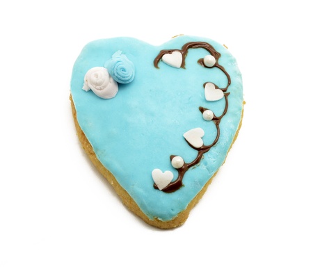 cookie with a heart shapeの写真素材