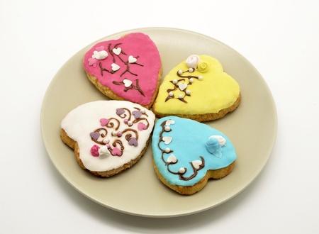 heart shaped cookies