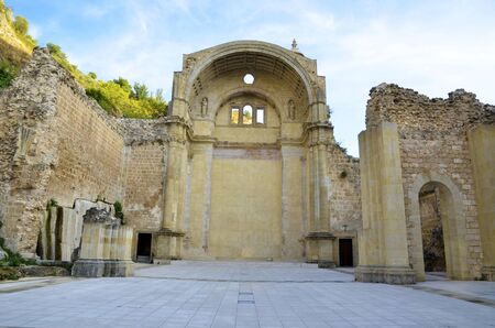 Ruins of Santa Maria church in Cazorla, Spain の写真素材