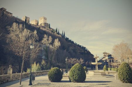 View Ride the sad and the Alhambra, Granadaの写真素材