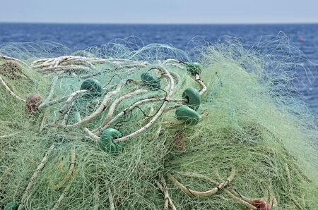 fishing netsの写真素材