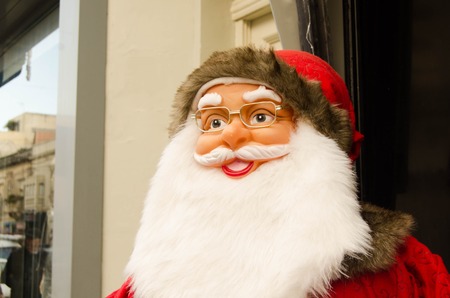 Santa clause doll christmas spirit concept decoration