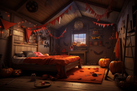 Halloween kids background. High quality photoの素材
