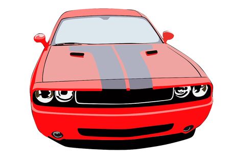 Vector image fast and beautifull sport carのイラスト素材