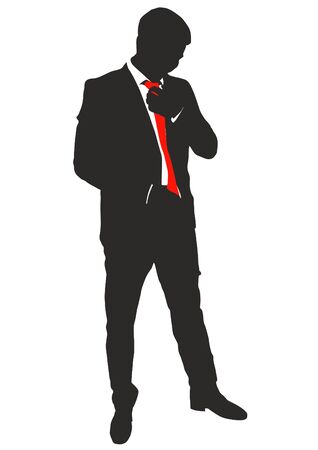 Vector image of business manのイラスト素材