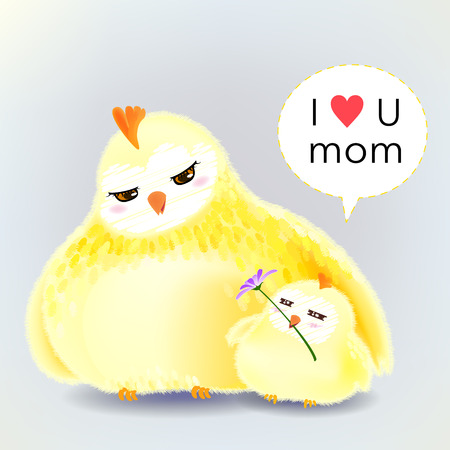 I love you momのイラスト素材