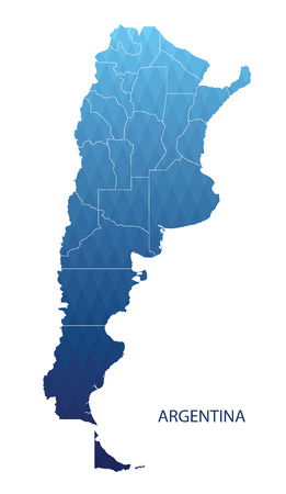 Map of Argentinaのイラスト素材