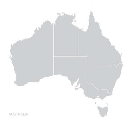 Australia mapのイラスト素材