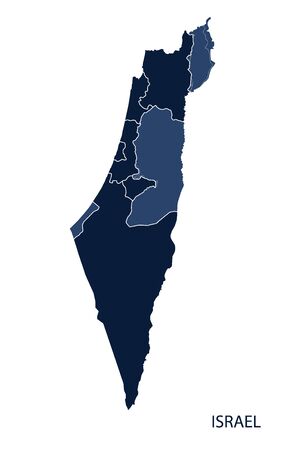 Map of Israelのイラスト素材