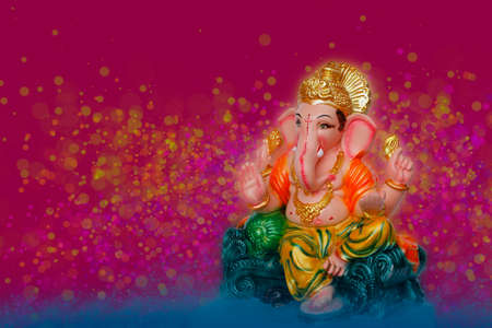 Lord Ganesha , Indian Ganesha Festivalの写真素材