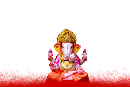 Lord Ganesha , Indian Ganesha Festivalの写真素材