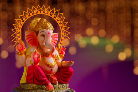Lord Ganesha , Ganesh festivalの写真素材