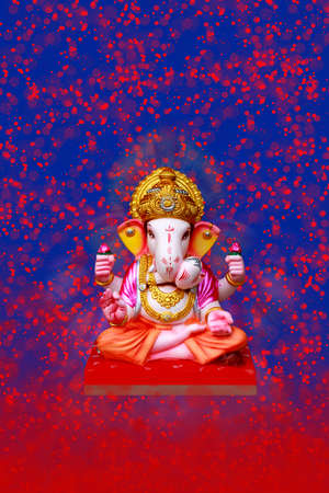 Lord Ganesha , Indian Ganesha Festivalの写真素材